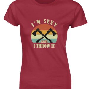 i'm sexy and i throw it | dark shirt | ladies
