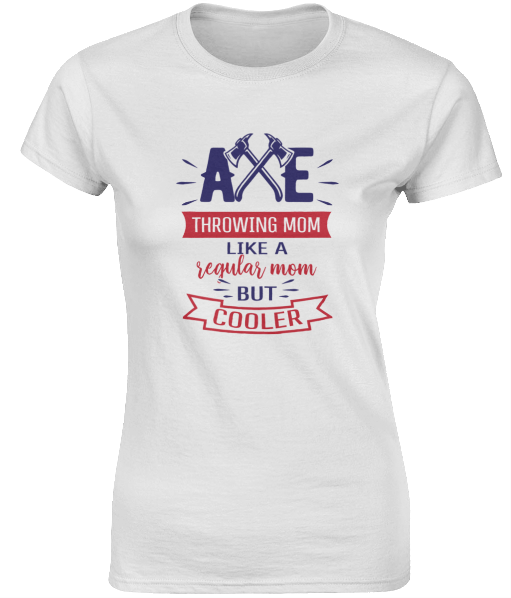 axe throwing mom | light shirt