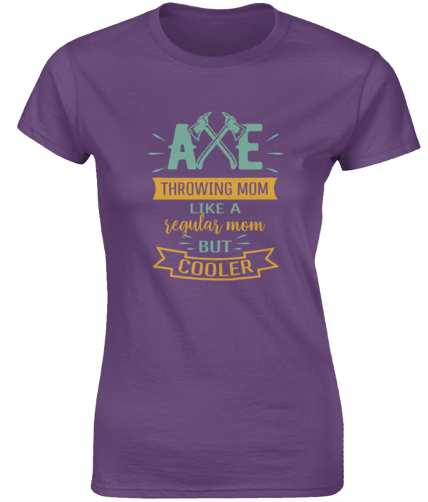 axe throwing mom | dark shirt