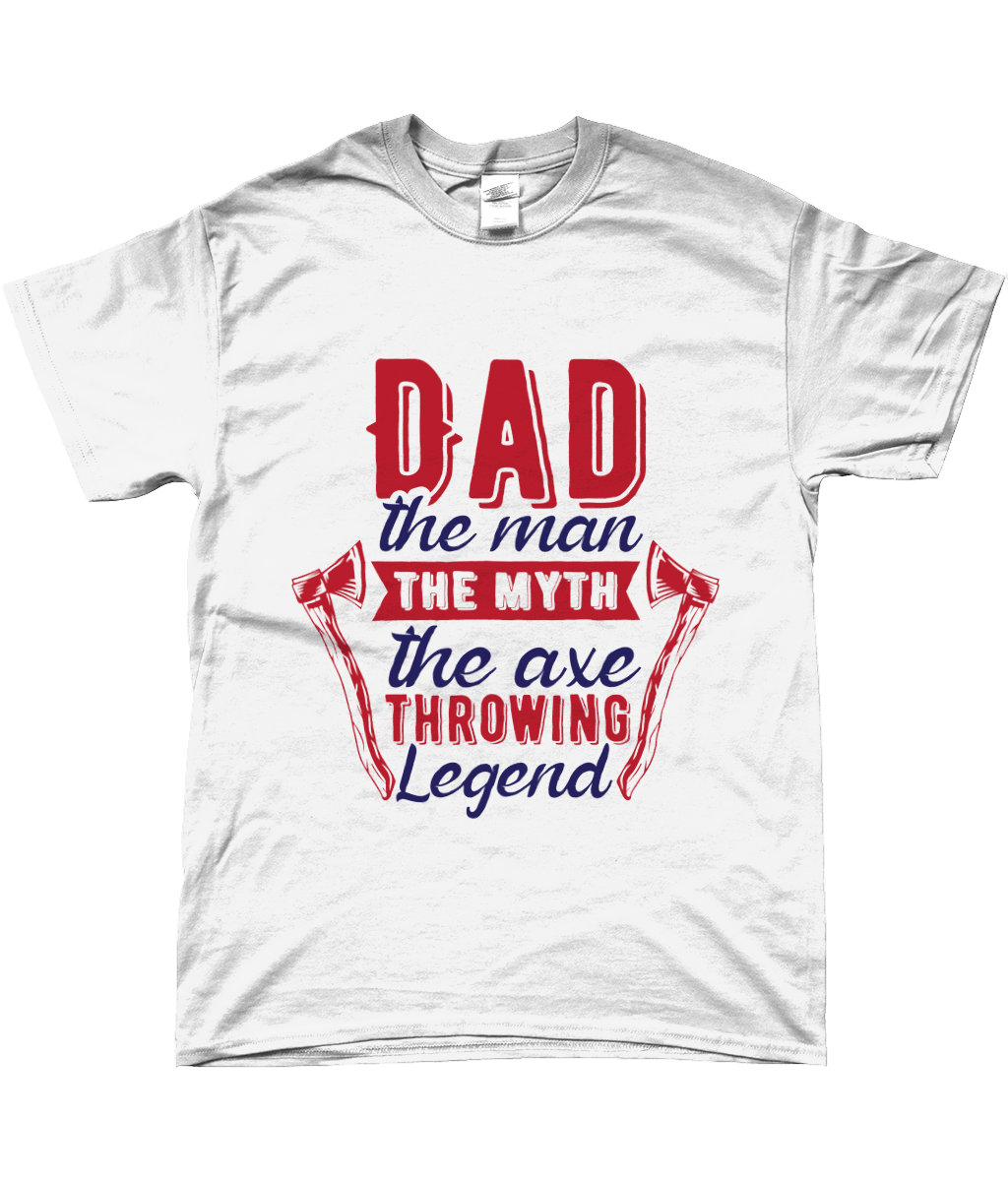 axe throwing legend | light shirt | dad